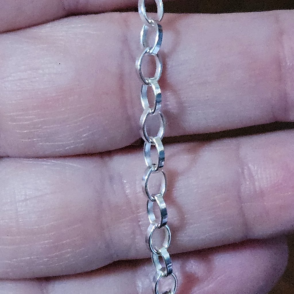 Rare Modern Monica Rich Kosann Cross Sapphire 925 Silver Charm Pendant Bracelet — image 5 of 8